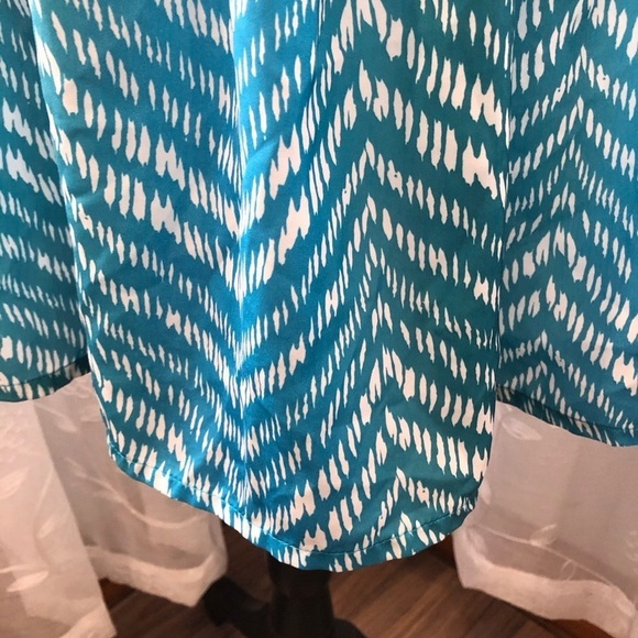 🎄Smart set short skirt blue/green boho M - Picture 5 of 9